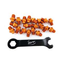 Pini pedale CONTEC R-Pins Select - Orange 20buc - incl. cheie