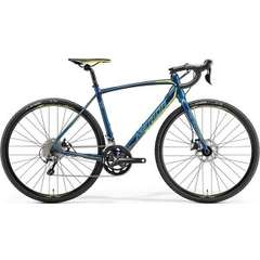 Bicicleta MERIDA Cyclo Cross 300 M/L(54) Albastru Petrol (Galben/ Cyan)
