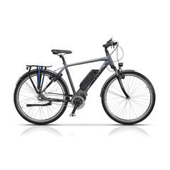 Bicicleta Electrica CROSS Elegra City Man 28" Gri/Negru 500mm