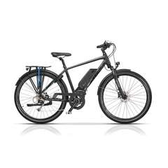 Bicicleta Electrica CROSS Elegra Trekking Man 28" Gri/Negru 500mm