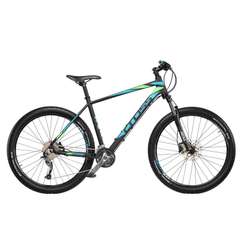 Bicicleta CROSS Fusion Man 27.5" Negru/Albastru/Verde 500mm
