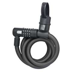 Incuietoare Cablu AXA Newton Cifru 15mm/180cm - Antracit