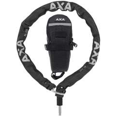 Incuietoare Lant AXA Plug-in RLC 5.5mm/100cm + gentuta sa - Black