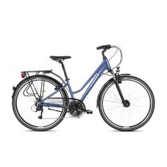 Bicicleta KROSS Trans 4.0 D 28'' M Albastru|Alb 2021