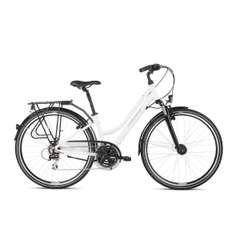 Bicicleta KROSS Trans 3.0 D 28'' L Alb|Gri 2021