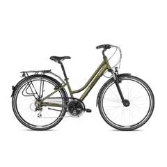 Bicicleta KROSS Trans 3.0 D 28'' M Kaki|Negru 2021