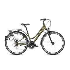 Bicicleta KROSS Trans 3.0 D 28'' M S Kaki|Negru 2021