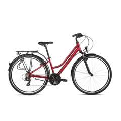 Bicicleta KROSS Trans 1.0 D 28'' L Rubiniu|Negru 2021