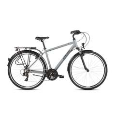 Bicicleta KROSS Trans 1.0 2021 28'' M Gri|Negru 2021