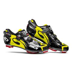 Pantofi ciclism SIDI Drako Carbon Mtb SRS negru/galben fluo 42.5