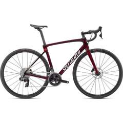 Bicicleta SPECIALIZED Roubaix Comp - Gloss Red Tint Carbon/Metallic White Silver 58