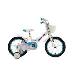 Bicicleta copii mtb ULTRA Larisa 16 V-Brake - Alb | 4-6 ani